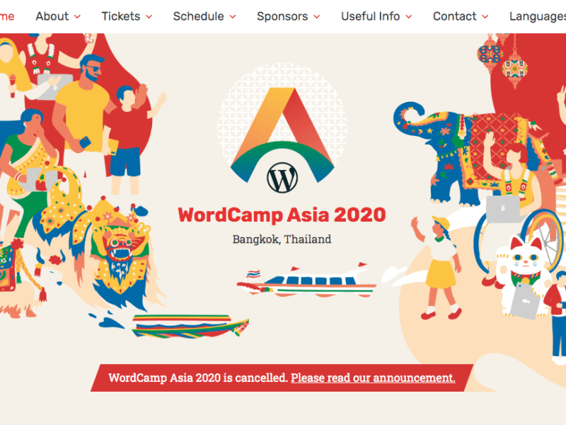 WordCamp Asia 2020 に実行委員として参加してみたら幻になった。